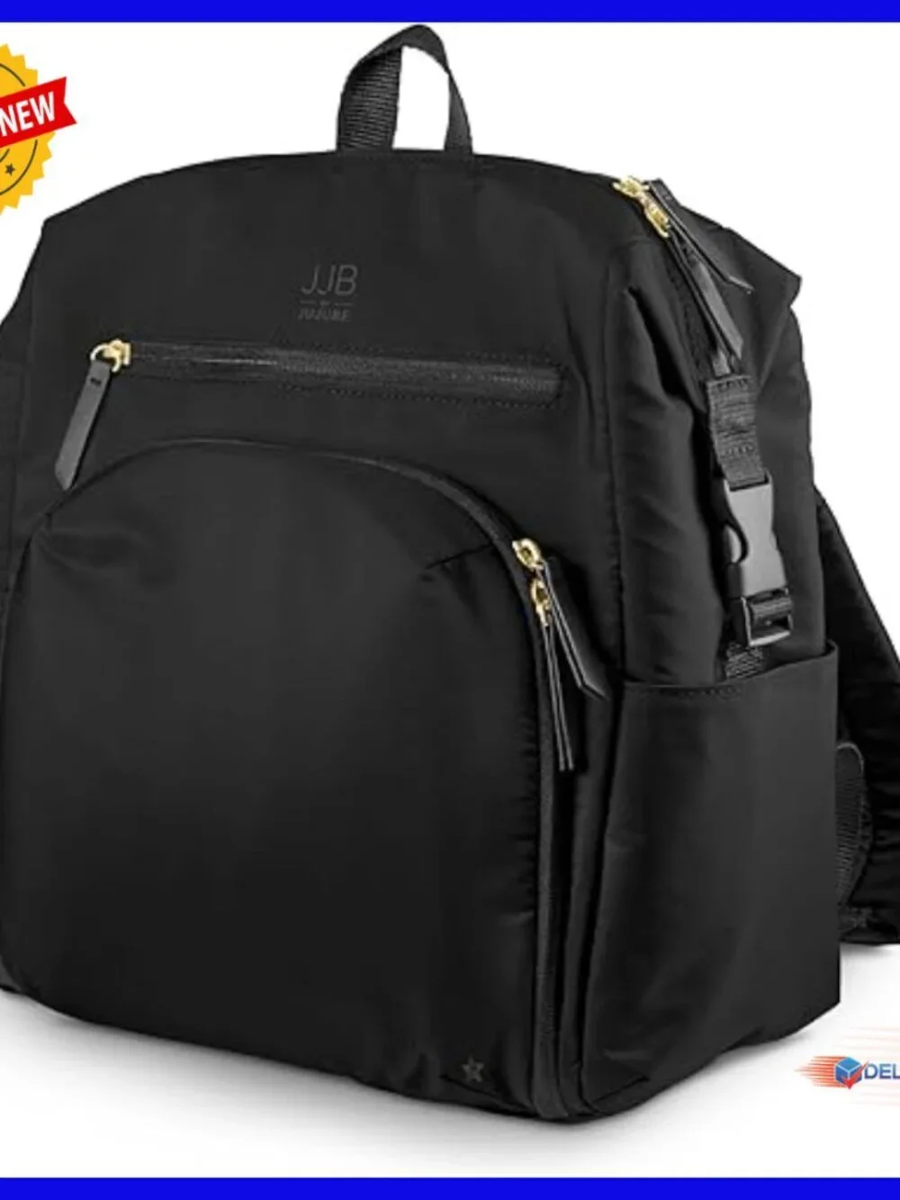 Large Capacity Diaper Bag Backpack with Changing Pad, 11 Pockets, Machine